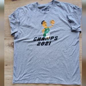 XXL graphic t-shirt Champs 2021 Bucks